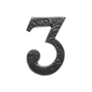Spira Brass - Door Numerals (Number 3) - Black - BR43663 - Choice Handles