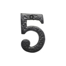Spira Brass - Door Numerals (Number 5) - Black - BR43665 - Choice Handles