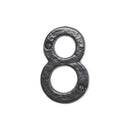 Spira Brass - Door Numerals (Number 8) - Black - BR43668 - Choice Handles