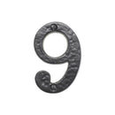 Spira Brass - Door Numerals (Number 9) - Black - BR43669 - Choice Handles
