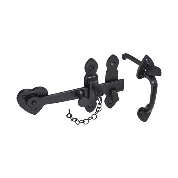 Spira Brass - Cottage Thumb Latch Set - Black - BR4404 - Choice Handles