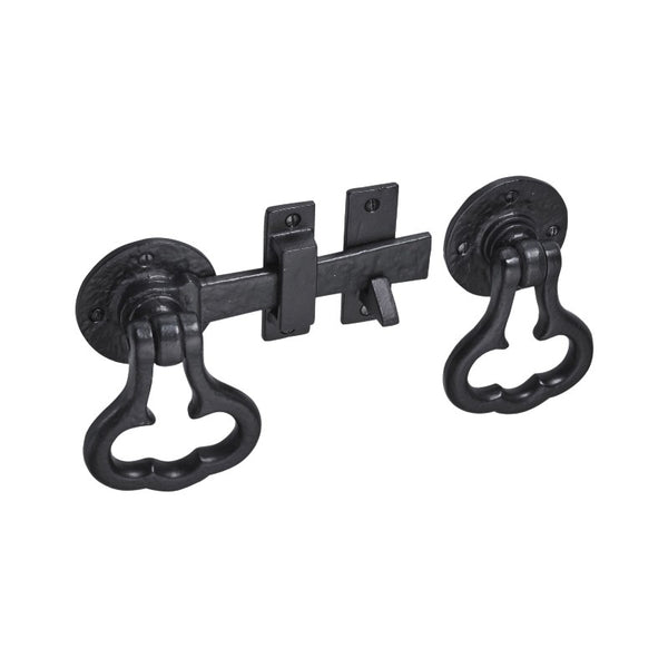 Spira Brass - 6" Cottage Ring Gate Latch - Black - BR4414 - Choice Handles