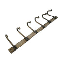 Spira Brass - Iron Coat Hook Plain 6 leg - Antique - BR605LANT - Choice Handles