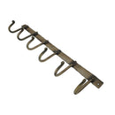 Spira Brass - Iron Coat Hook Plain 6 leg - Antique - BR605LANT - Choice Handles