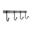 Spira Brass - Iron Coat Hook Plain 4 leg - Pewter - BR605SPEW - Choice Handles