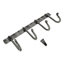 Spira Brass - Iron Coat Hook Plain 4 leg - Pewter - BR605SPEW - Choice Handles