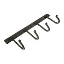 Spira Brass - Iron Coat hook Twisted 4 leg - Pewter - BR606SPEW - Choice Handles