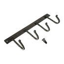 Spira Brass - Iron Coat hook Twisted 4 leg - Pewter - BR606SPEW - Choice Handles