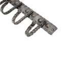 Spira Brass - Iron Coat Hook Dotted 6 leg - Pewter - BR610LPEW - Choice Handles