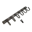 Spira Brass - Iron Coat Hook Dotted 6 leg - Pewter - BR610LPEW - Choice Handles