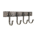 Spira Brass - Iron Coat Hook Dotted 4 leg - Pewter - BR610SPEW - Choice Handles