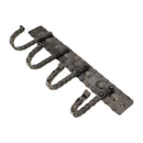 Spira Brass - Iron Coat Hook Dotted 4 leg - Pewter - BR610SPEW - Choice Handles