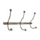 Spira Brass - Rama Iron Hook 3 Leg Antique - BR611AT - Choice Handles