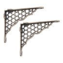 Spira Brass - Honeycomb Shelf Bracket Matt Antique (Sold in Pairs) - BR701MANT - Choice Handles