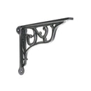 Spira Brass - Edwardian Scroll Shelf Bracket Black (Sold in Pairs) - BR702BLK - Choice Handles
