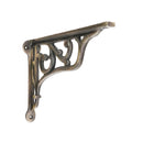 Spira Brass - Edwardian Scroll Shelf Bracket Matt Antique (Sold in Pairs) - BR702MANT - Choice Handles