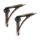 Spira Brass - Victorian Ironbridge Shelf Bracket Matt Antique (Sold in Pairs) - BR703MANT - Choice Handles