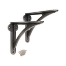 Spira Brass - Victorian Ironbridge Shelf Bracket Pewter (Sold in Pairs) - BR703PEW - Choice Handles