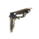 Spira Brass - Apple Shelf Bracket Matt Antique (Sold in Pairs) - BR704MANT - Choice Handles