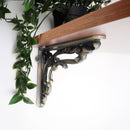 Spira Brass - Apple Shelf Bracket Matt Antique (Sold in Pairs) - BR704MANT - Choice Handles