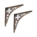 Spira Brass - Victorian Gothic Shelf Bracket Matt Antique (Sold in Pairs) - BR705MANT - Choice Handles