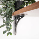 Spira Brass - Victorian Gothic Shelf Bracket Pewter (Sold in Pairs) - BR705PEW - Choice Handles