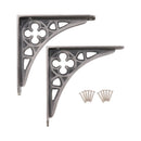Spira Brass - Victorian Gothic Shelf Bracket Pewter (Sold in Pairs) - BR705PEW - Choice Handles