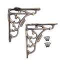 Spira Brass - GNER Shelf Bracket Matt Antique 125x125mm (Sold in Pairs) - BR706MANT - Choice Handles