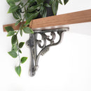 Spira Brass - GNER Shelf Bracket Pewter 125x125mm (Sold in Pairs) - BR706PEW - Choice Handles