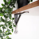 Spira Brass - Penny Gallow Shelf Bracket Pewter (Sold in Pairs) - BR707PEW - Choice Handles