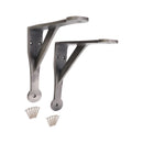 Spira Brass - Penny Gallow Shelf Bracket Pewter (Sold in Pairs) - BR707PEW - Choice Handles