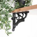 Spira Brass - Covent Garden Shelf Bracket Black (Sold in Pairs) - BR708BLK - Choice Handles