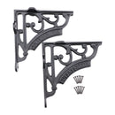 Spira Brass - Covent Garden Shelf Bracket Black (Sold in Pairs) - BR708BLK - Choice Handles