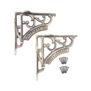 Spira Brass - Covent Garden Shelf Bracket Matt Antique (Sold in Pairs) - BR708MANT - Choice Handles