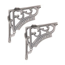 Spira Brass - Covent Garden Shelf Bracket Pewter (Sold in Pairs) - BR708PEW - Choice Handles