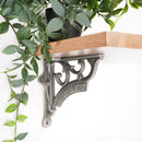 Spira Brass - Covent Garden Shelf Bracket Pewter (Sold in Pairs) - BR708PEW - Choice Handles