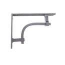 Spira Brass - Industrial Shelf Bracket Black (Sold in Pairs) - BR709BLK - Choice Handles