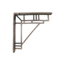 Spira Brass - Art Deco Shelf Bracket Matt Antique (Sold in Pairs) - BR710MANT - Choice Handles