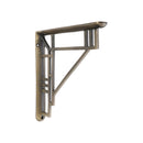 Spira Brass - Art Deco Shelf Bracket Matt Antique (Sold in Pairs) - BR710MANT - Choice Handles