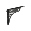 Spira Brass - Sunrise Shelf Bracket Black (Sold in Pairs) - BR711BLK - Choice Handles