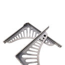 Spira Brass - Sunrise Shelf Bracket Pewter (Sold in Pairs) - BR711PEW - Choice Handles