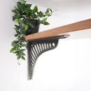 Spira Brass - Sunrise Shelf Bracket Pewter (Sold in Pairs) - BR711PEW - Choice Handles