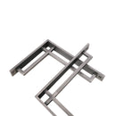 Spira Brass - Narrow Art Deco Bracket Pewter (Sold in Pairs) - BR712PEW - Choice Handles