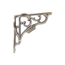 Spira Brass - GNER Shelf Bracket Matt Antique 150x150mm (Sold in Pairs) - BR713MANT - Choice Handles