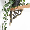Spira Brass - GNER Shelf Bracket Matt Antique 150x150mm (Sold in Pairs) - BR713MANT - Choice Handles