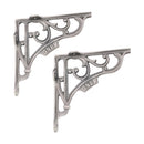 Spira Brass - GNER Shelf Bracket Pewter 150x150mm (Sold in Pairs) - BR713PEW - Choice Handles