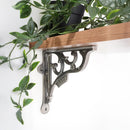 Spira Brass - GNER Shelf Bracket Pewter 150x150mm (Sold in Pairs) - BR713PEW - Choice Handles