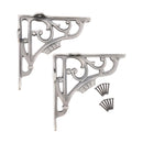 Spira Brass - GNER Shelf Bracket Pewter 150x150mm (Sold in Pairs) - BR713PEW - Choice Handles