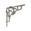 Spira Brass - GNER Shelf Bracket Matt Antique 180x180mm (Sold in Pairs) - BR714MANT - Choice Handles