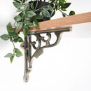 Spira Brass - GNER Shelf Bracket Matt Antique 180x180mm (Sold in Pairs) - BR714MANT - Choice Handles